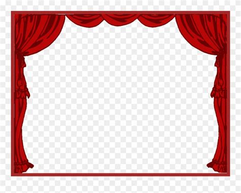 Download Curtain Clipart Left - Theater Drapes And Stage Curtains - Png ...