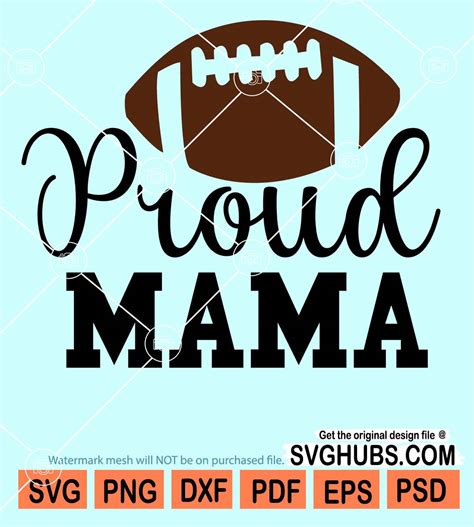 Proud football mama svg, Proud mama svg, Football Mom Svg, football ...