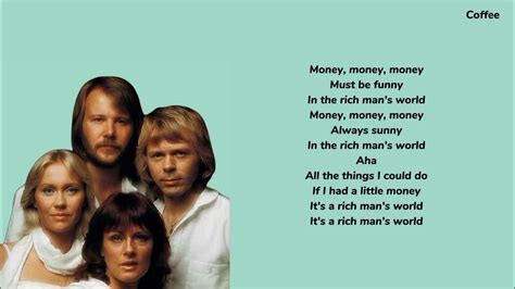 ABBA - Money, Money, Money (Lyrics) - YouTube