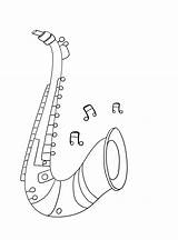 Nice Saxophone coloring Page  Download Print Or Color Online For Free sketch template