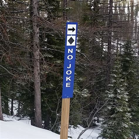 Funny ski trail signs - Best trail signs part 2