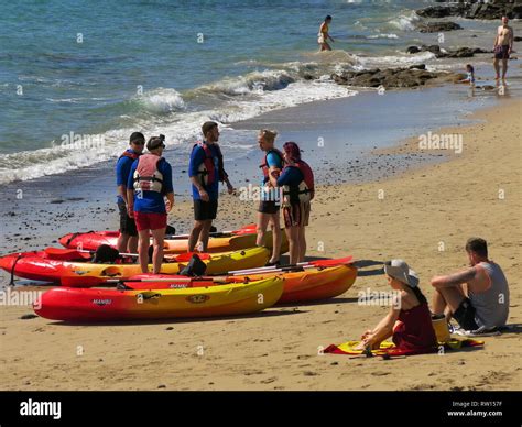 Lanzarote beach family hi-res stock photography and images - Alamy