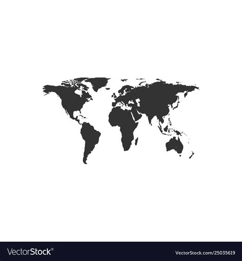 Flat World Map Image – Map Vector