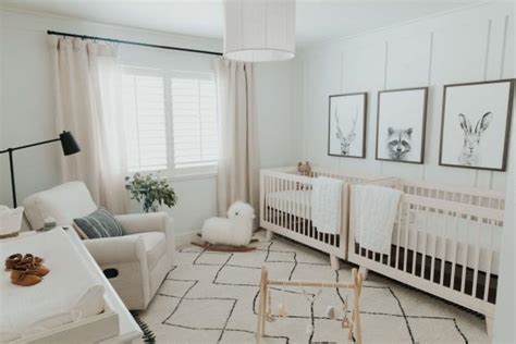 White Transitional Nursery With Wood Toy | HGTV