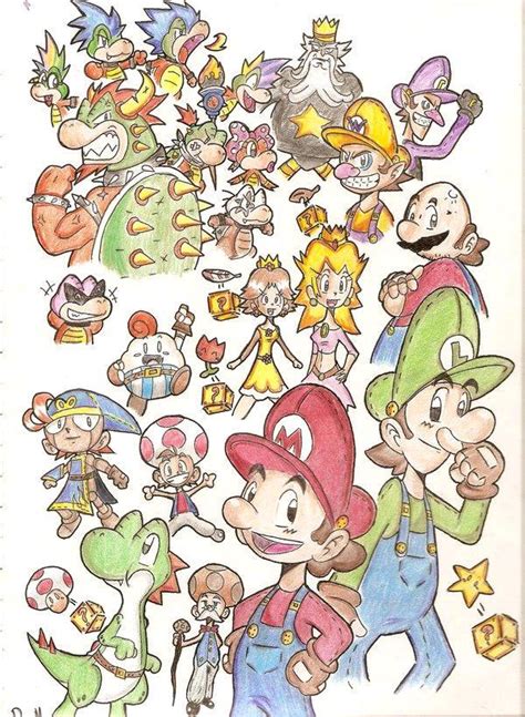 Mario Characters - Fan Art by MasterDM90 on DeviantArt