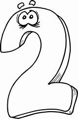 Number 2 Coloring Pages  Cool sketch template