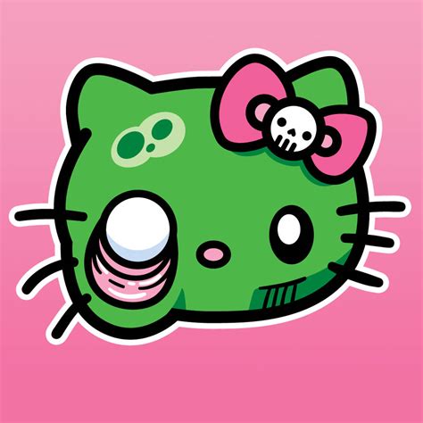 🔥 Free download Download Cute Green Hello Kitty Halloween Wallpaper [1000x1000] for your Desktop ...