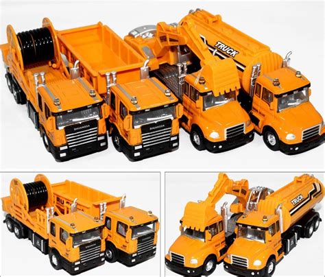 Specials Diecast cars, 1:50 alloy construction vehicles, trucks, mixer ...