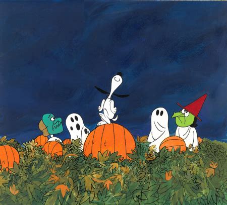 "The Great Pumpkin" Snoopy and Peanuts Gang Limited Edition Giclee on Paper