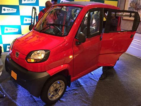 Bajaj unveils four-wheeler mini passenger vehicle Qute - Bajaj unveils ...