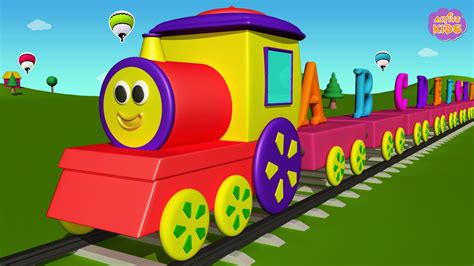 Alphabet Train For Kids | Learning ABC Letters For Children | 3D - YouTube