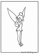 Tinkerbell Coloring Pages For Free sketch template
