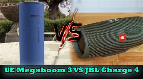 JBL Charge 4 vs UE Megaboom 3 | Which one is good among them?