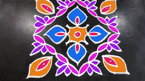 #285 - Sankranthi Muggulu | 9 x 9 Dots | Easy Rangoli Designs with Kolam Art | Rangavalli by ...