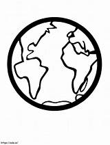 Earth Drawing coloring Page sketch template