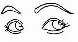 Coloring Eye Eyes Pages Human Body Kids Printable Drawing Snake Fun  sketch template