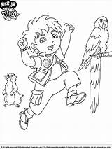 Go Diego coloring pages Free Printable sketch template