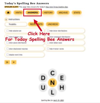 Today’s NYT Spelling Bee Answers & Solutions – Sb Hinter