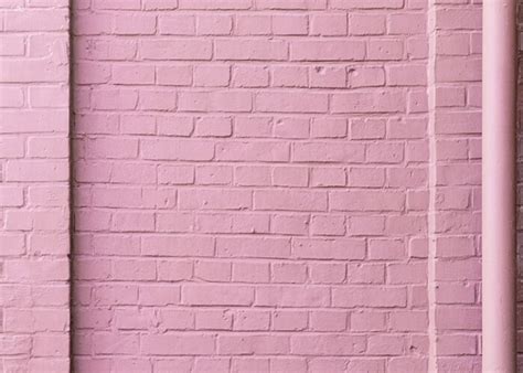 Retro Pink Brick Wall Background Studio Photography Backdrop