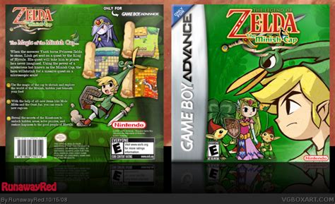 The Legend of Zelda: The Minish Cap Game Boy Advance Box Art Cover by ...