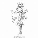 Tooth Fairy Pictures To Color Coloring Page sketch template
