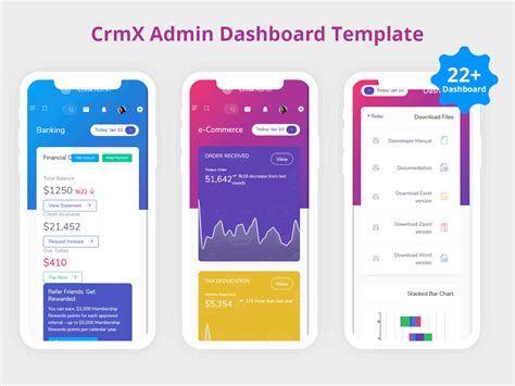 CrmX Admin Dashboard Template by Dipesh Patel 🚀 on Dribbble