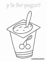 Yogurt Coloring Page  PrimaryLearningOrg sketch template