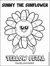 Sunny Coloring sketch template