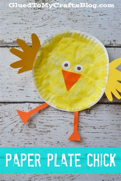 Paper Plate Easter Chick Craft Idea | Easter chick craft, Spring crafts ...