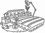 Bed Coloring Pages To Print  Free Printable sketch template