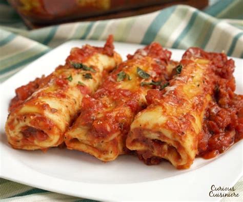 Cannelloni Ricotta e Spinaci (Spinach and Ricotta Cannelloni) • Curious Cuisiniere