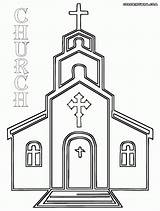 Catholic Church Coloring Pages sketch template