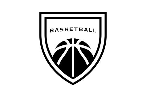 Black and White Logo - Basketball #4 Graphic by djanistudio · Creative ...