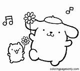 Free Printable Pompompurin Coloring Page  sketch template