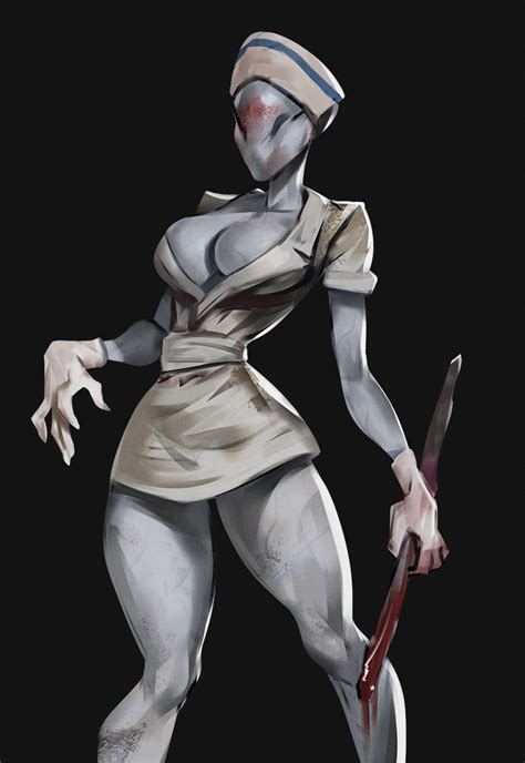 Silent hill nurse sketch by JohnFoxArt on Newgrounds