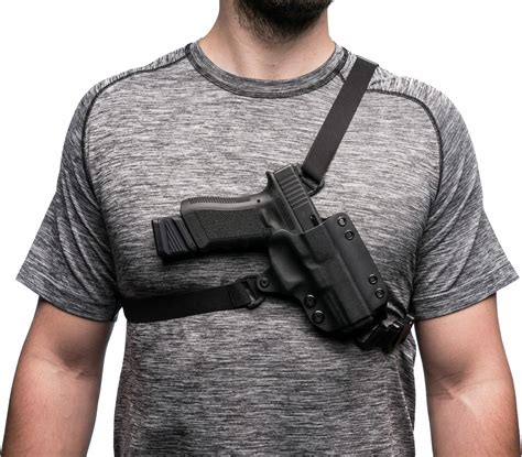 BlackPoint Tactical Outback™ Light Mounted Chest System Holster | OWB (Outside the Waistband ...