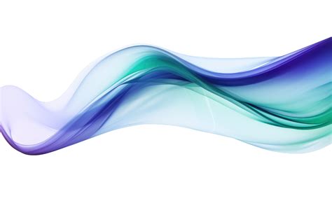 AI generated blue and purple smoke wave on transparent background 36891403 PNG