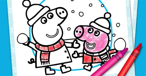 Peppa Pig Winter Coloring Pack | Nickelodeon Parents