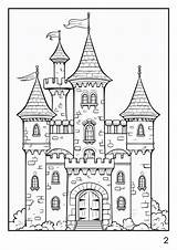 Olympia Coloring Artbook  Castles sketch template