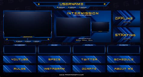 Prism Twitch Pack | PremadeGFX - Twitch Overlays, Animated Stream ...