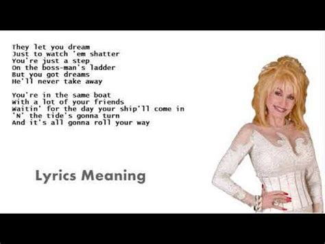 Dolly Parton - 9 To 5 | Lyrics Meaning - YouTube