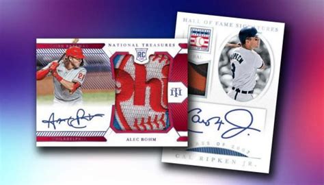 2021 Panini National Treasures Baseball Checklist, Hobby Box Info