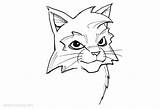 Warrior Cats Coloring Pages Head  Free Printable sketch template