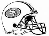 Helmets Of San Francisco 49ers Coloring Pages  Free Printable Coloring sketch template