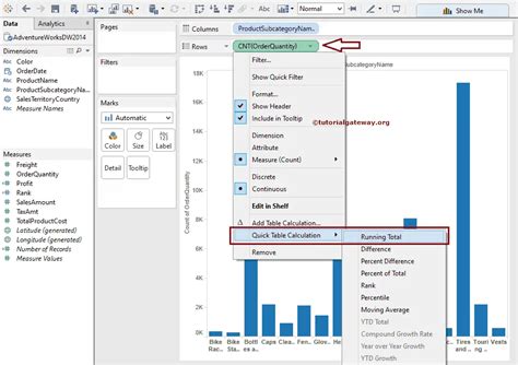 How to Create Tableau Waterfall Chart