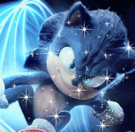 Sonic The Hedgehog Icon Glitter