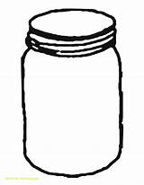 Mason Jar Template Printable Free Sketch Coloring Page sketch template