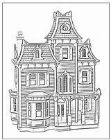 Victorian houses coloring Pages Download And Print For Free  Coloring sketch template