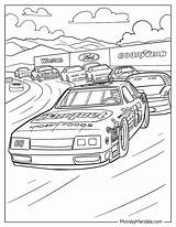 18 NASCAR Coloring Pages Free PDF Printables sketch template