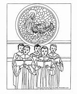 Choir Coloring Pages sketch template